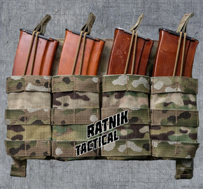 Стандартный клапан (передняя панель) на 4 магазина АК открытый
